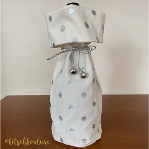 Pottery Barn Velvet Wine Bag